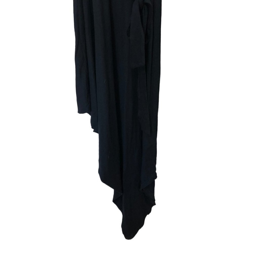 NWT Joie Knit Dress Size XS Midnight Blue Asymetrical Hem Belted Waist NEW - Picture 4 of 6